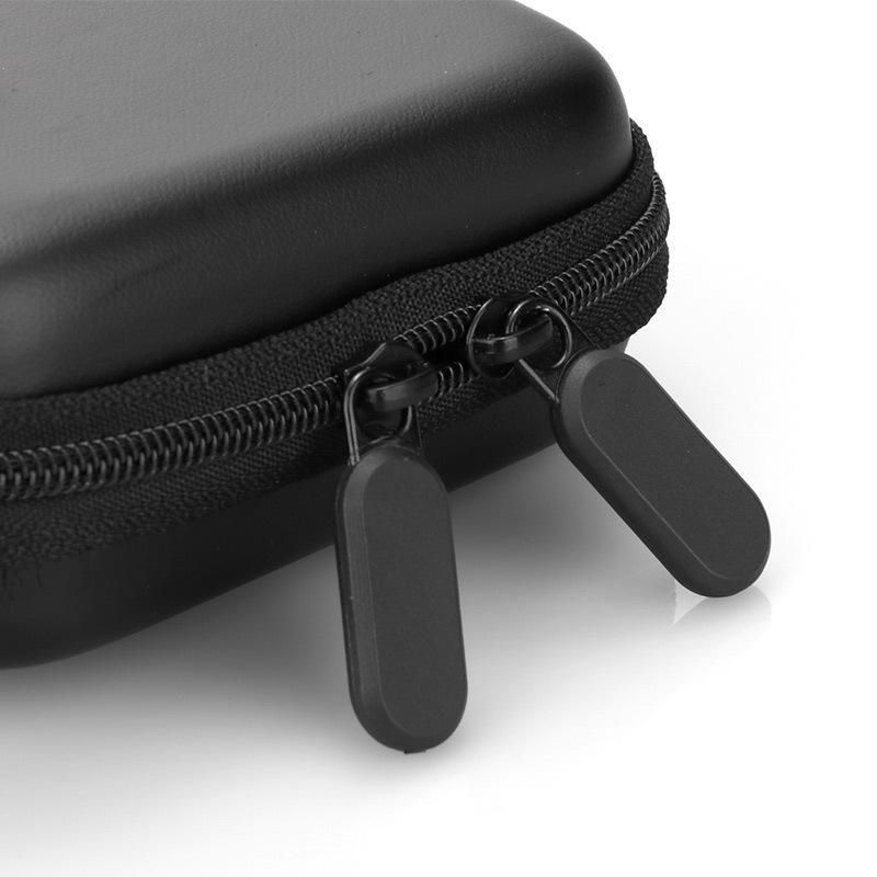 Eva Carrying Case For Action Camera Portable Protective Storage Bag With Carabiner Shockproof Travel Pouch Compatible