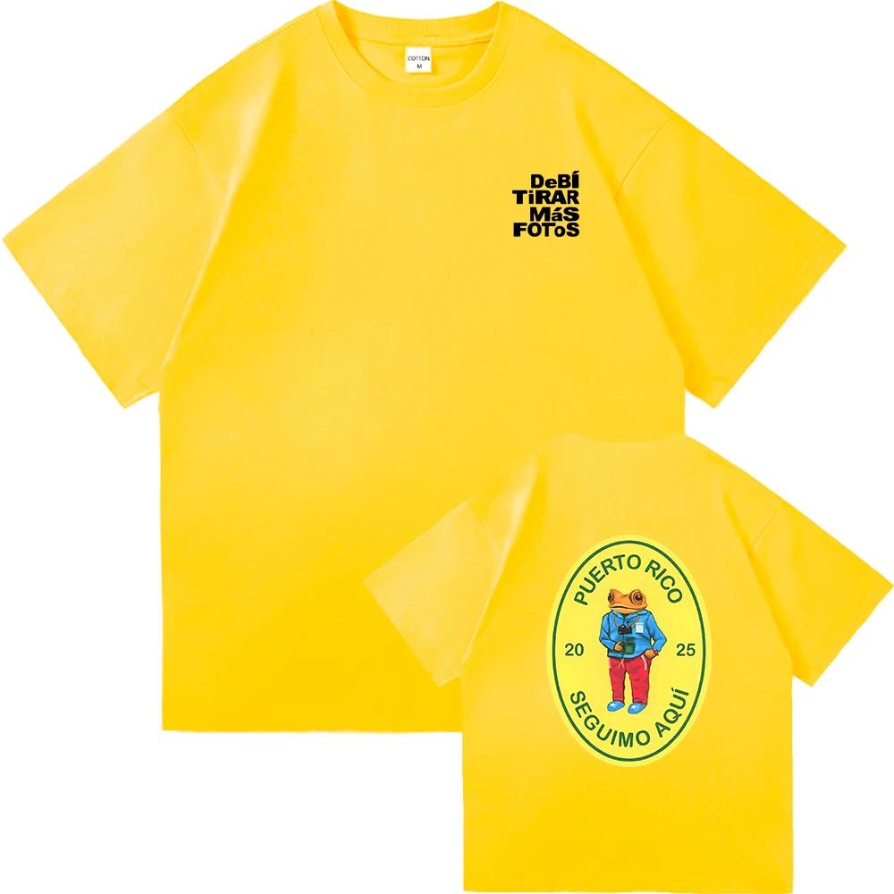 Bad Bunny DTMF World Tour 2025 T-shirt Damkläder Vintage Harajuku Högkvalitativa Kläder T-shirts för Fans Gåva