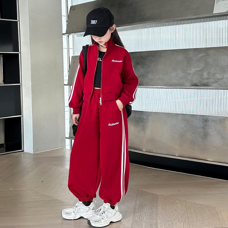 

Стильный корейский спортивный комплект-двойка для девочек-подростков на осень 2025 года 170 cm