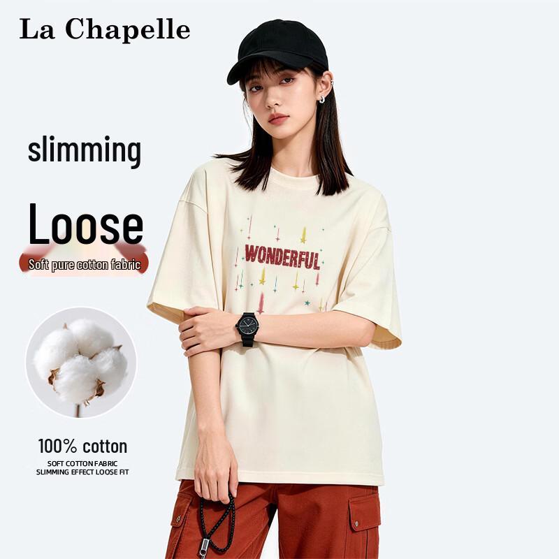 

La Chapelle Unisex Pure Cotton Short Sleeve T-Shirt 2XL