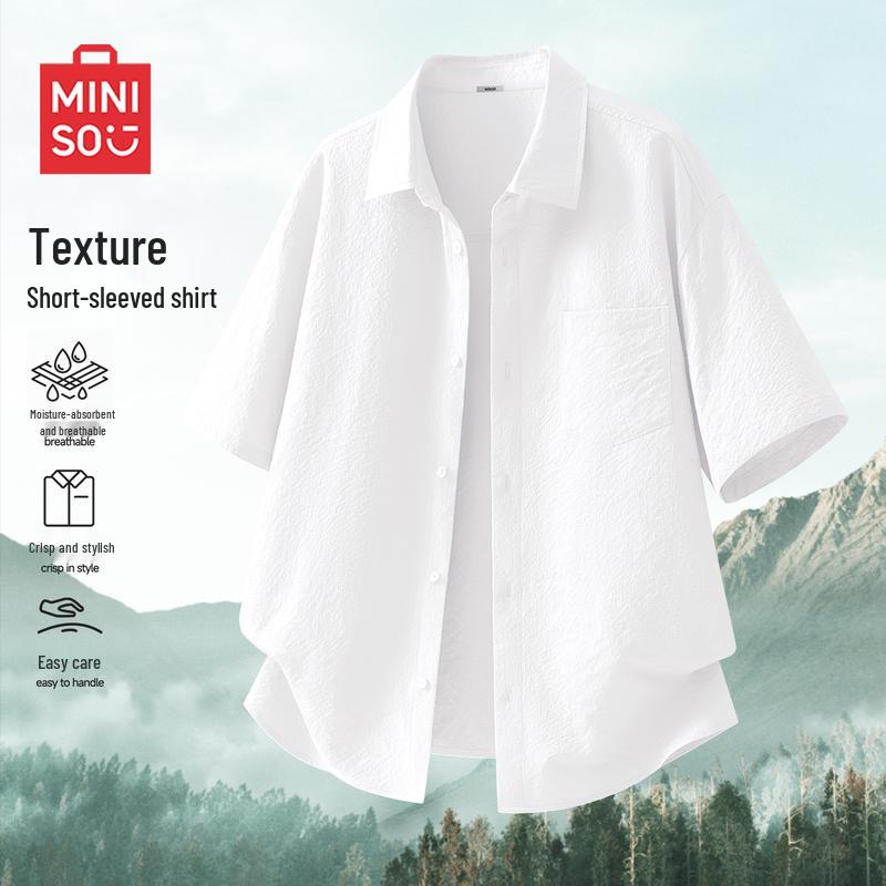 MINISO Men s Cleanfit Short Sleeve Shirt 2XL