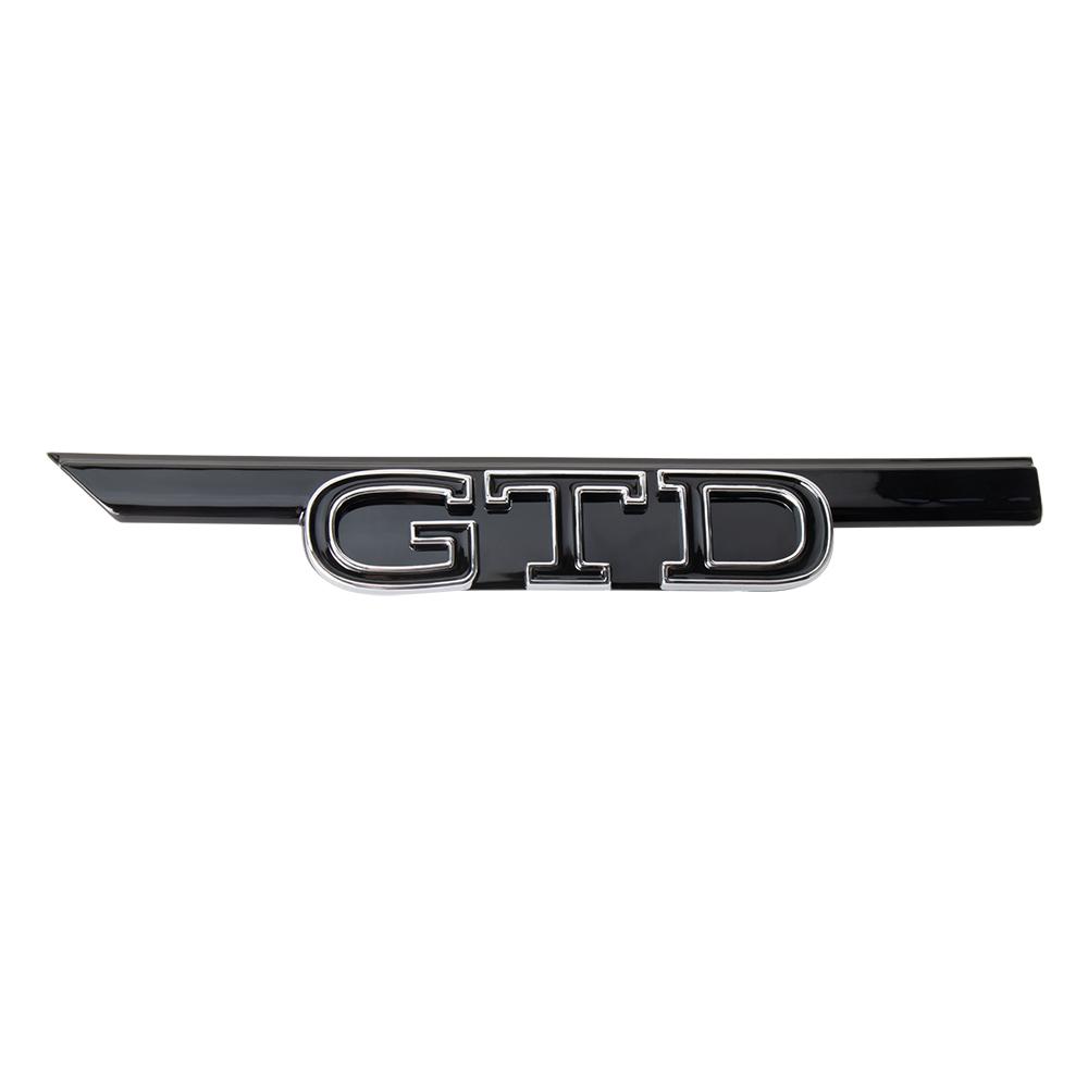 AABGM1 1PCS 3D ABS GTI GTD Emblem Car Hood Front Grille Badge Decoration Auto Modification Accessories for Volkswagen VW Golf 8 MK8