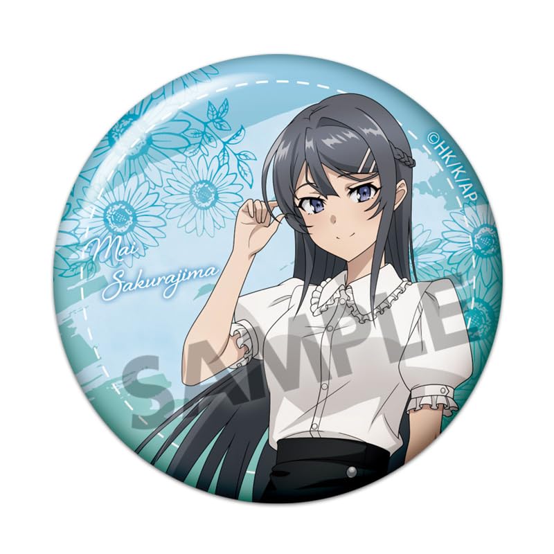 Rascal Does Not Dream of Bunny Girl Senpai Series Original Trading Mai Summer Vacation Badges Per Badges Sakurajima's Ver. (10 Box)