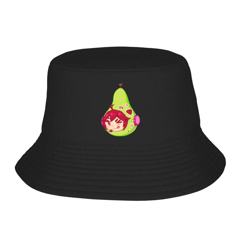 Style Kasane Teto Bucket Hat Unisex Lightweight Virtual Singer Fishing Cap Hot Summer Headwear Bob Hat
