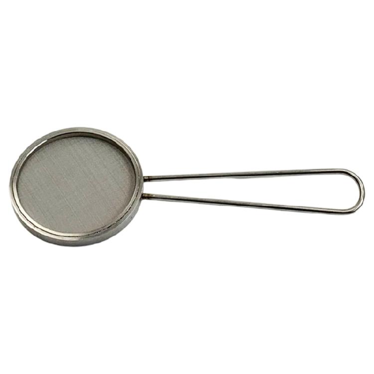 Ergonomic Grip Fine Mesh Strainer Stainless Steel 60 Microns Laboratory Sieve For Cell Culture And Particle Separation