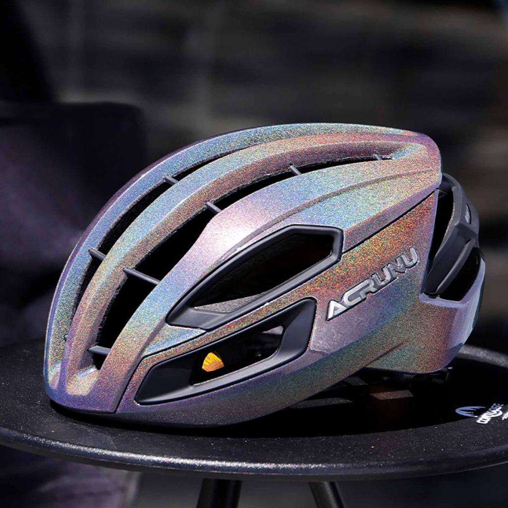 Road Bike Helmet, Lightweight One-Piece Molded Helmet, Breathable Safety Cycling Cap for Men Women, Adjustable Fit Racing Gear