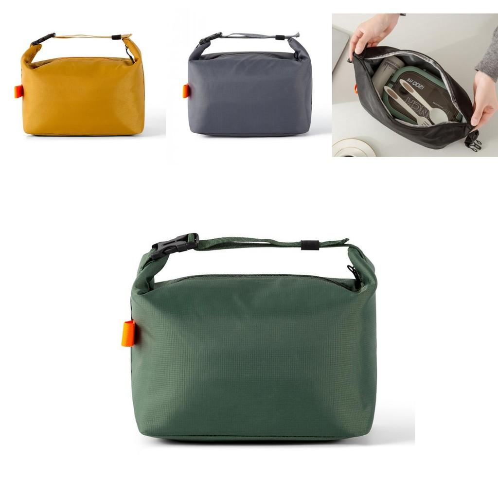 Oxford Cloth Insulated Lunch Bag With Waterproof Design For Office Workers And Students