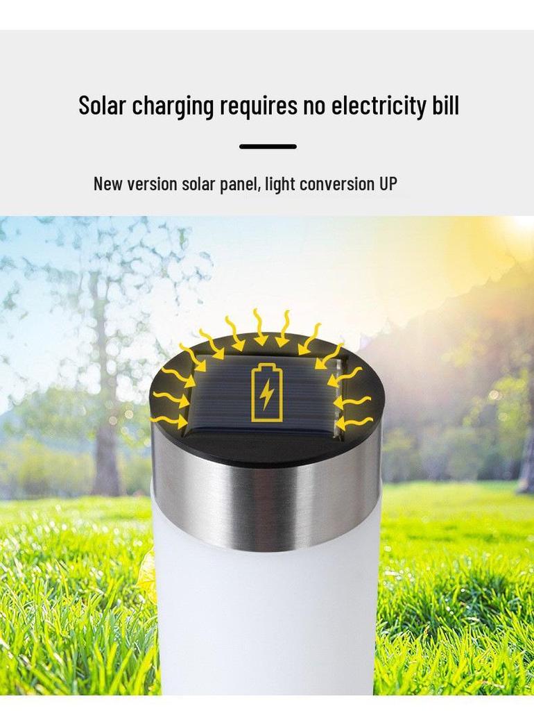 Wasserdichte Solar-Außenleuchte für Hof, Garten, Villa und Rasendekoration