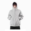 Men's Retro Rivet Hooded Cardigan: Trendy Autumn/Winter Streetwear Zipper Jacket with Plus Velvet