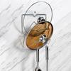 Self Adhesive Cutting Board Storage Rack Stainless Steel Pot Cover Shelf  for Kitchen