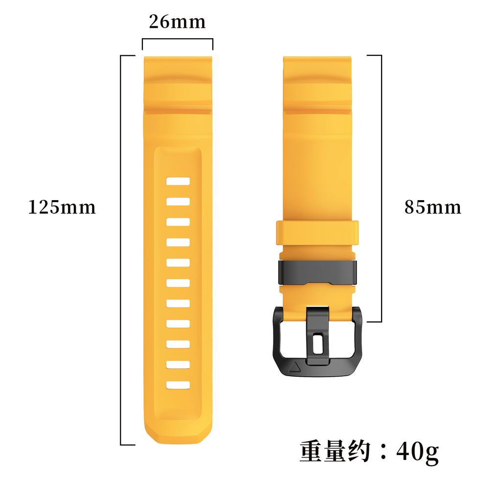 22mm 26mm Strap For Garmin Tactix8 Silicone Band for Garmin Fenix 8/7X Pro/E Enduro 3 Bracelet For Forerunner 970-965/Instinct 3