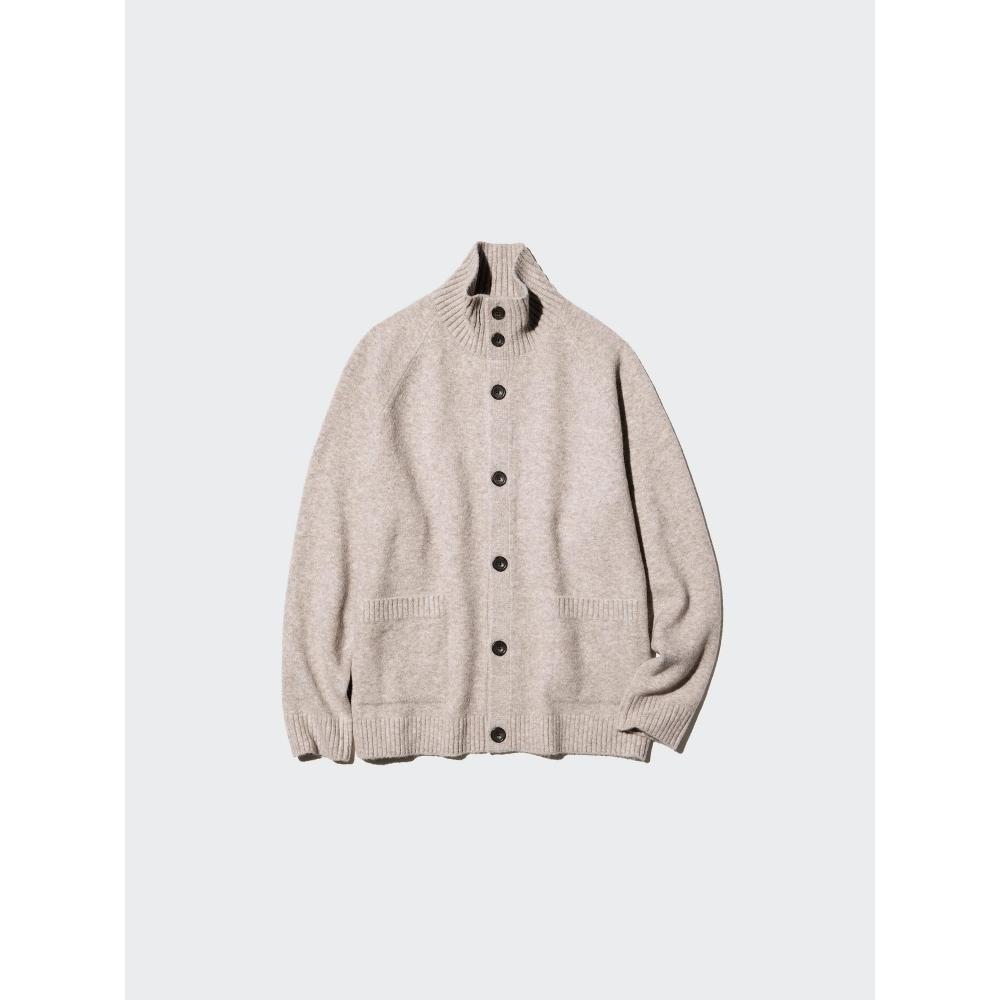 Uniqlo Soupleyan Stand Collar Cardigan