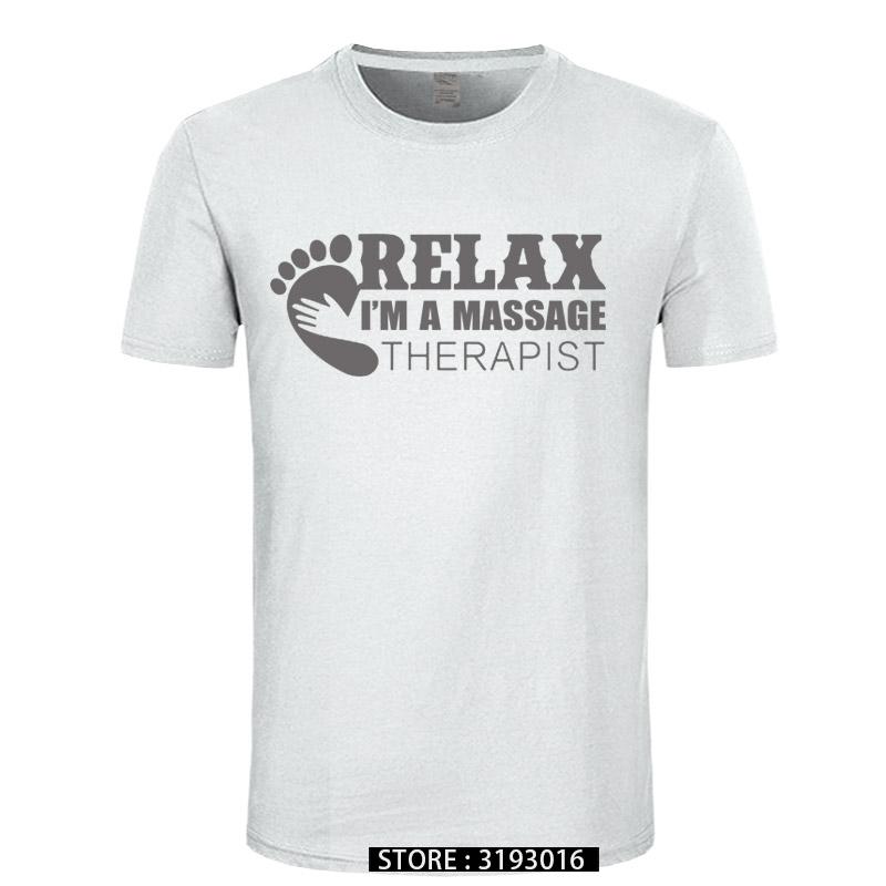 I Am A Massage Therapist Men T Shirt Summer New Fashion Short Sleeve ONeck Cotton Tshirt Funny Mens Tops
