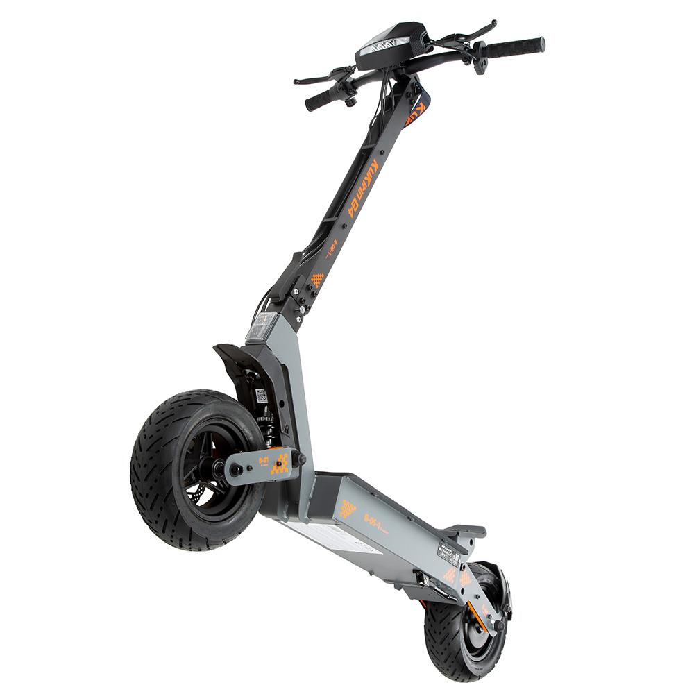 Trottinette Électrique Tout-Terrain Kukirin G4 Moteur de Pointe 2400W Pneu 11" Entièrement Suspendue Trottinette Électrique Adulte 60V 20Ah Freins à Double Disque Charge Maximale 120Kg