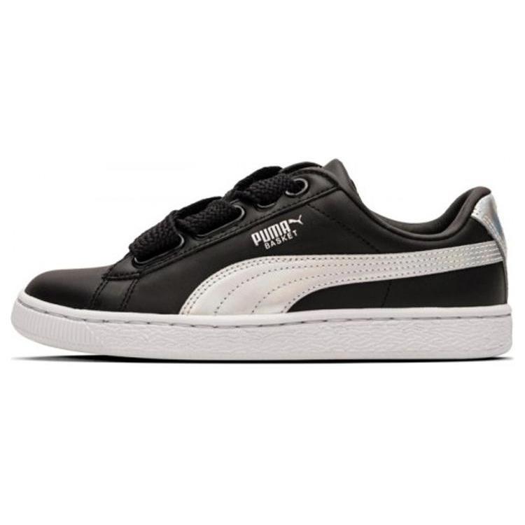 (WMNS) PUMA Basket Heart Explosive Black Women s 363626-01 EU 37.5