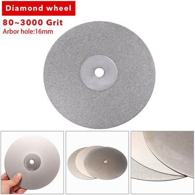 100mm Polishing Grinding Disc 600/800/1200/3000 Grit L Diamond Coated Flat Lap Wheel Lapidary Jewelry Polishing Grinding Disc