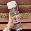 Bouteille d'eau de sport 800 ml Tasse en plastique transparente Nouvelle tasse à eau Voyage