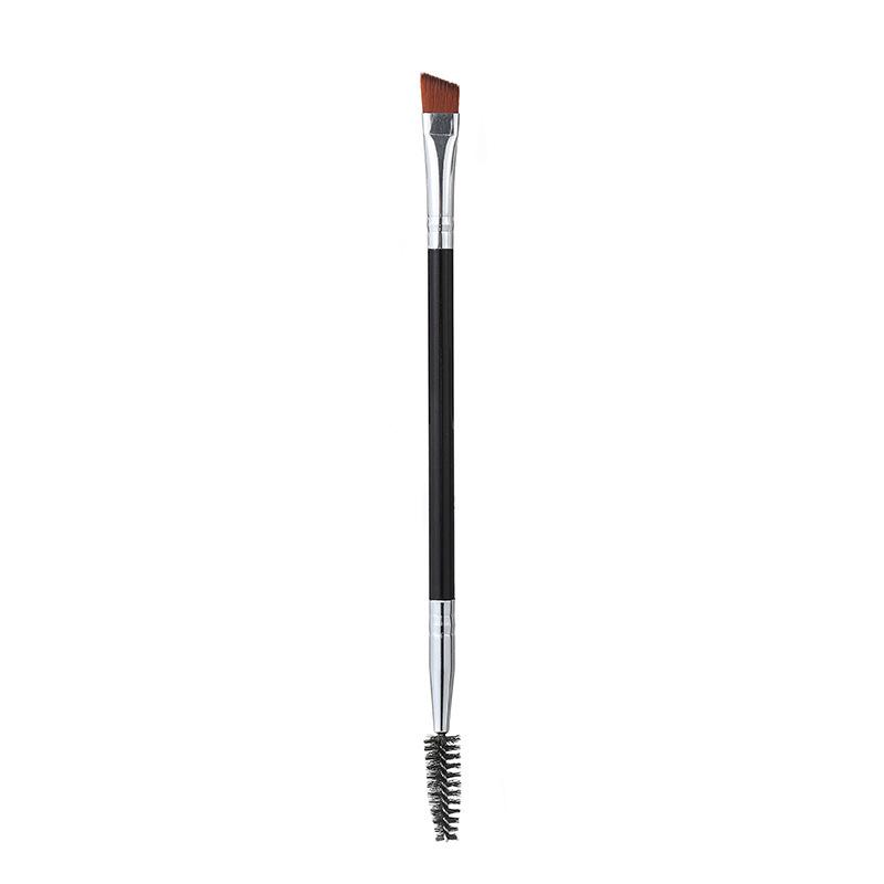 Angled Spiral Double-Ended Eyebrow Brush for Shaping & Filling, Makeup & Mascara Use
