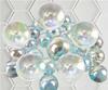 Takada Toys Brinquedos Camelo Bolinhas Vidro Fabricado no Japão Conjunto de 100 Bolinhas Bolinha Transparente B Bolinhas Transparentes 17mm 1 saco Bolinhas B Bolinha de Vidro "Aurora (Lustroso