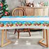 Disposable Christmas Table Cover 180x108cm Xmas Decoration Christmas Tablecloth  Party Supply