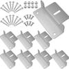 8 x Solar Panel Stallet in Metar Solar Panel Mounting Z Bracket Solar Panel Solar Panel Mounting with Nuts and Screws Accessories for Solar