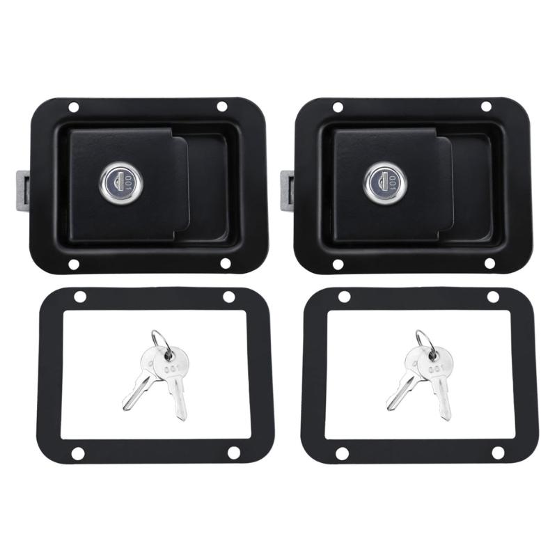 Upgrades Door Lock Trailer  Entry Handle Latches Door Lock Replacement Simple Installs for Travel Trailer & Toolbox Security