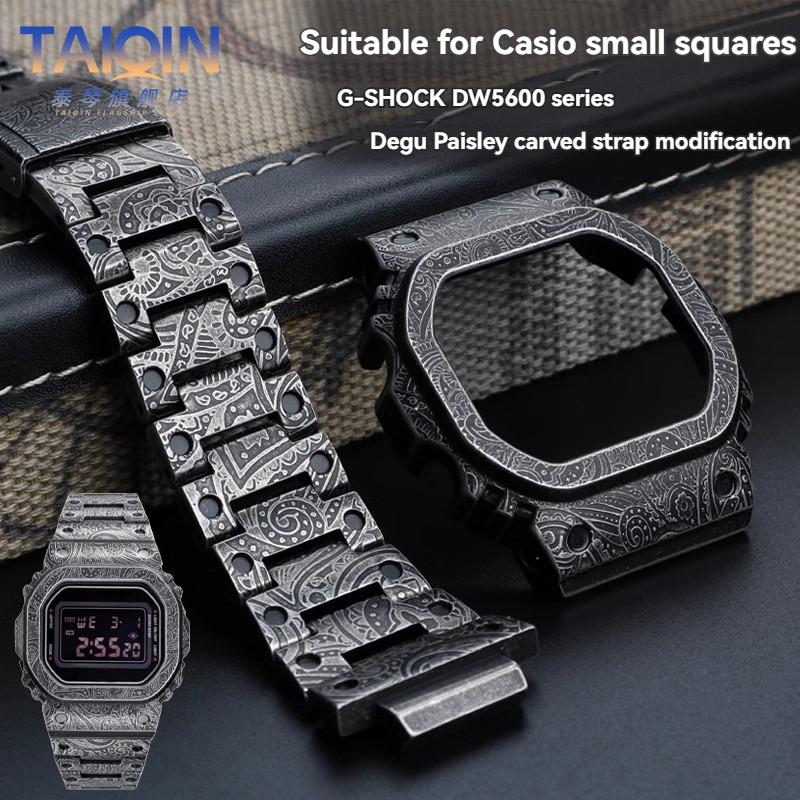 5600/5000 Metallarmband Uhrengehäuse Lünettenrahmen Für Casio G-Shock DW-5600 GW-M5610 GMW-B5000 Mod Kit Retro Stil Uhrenzubehör