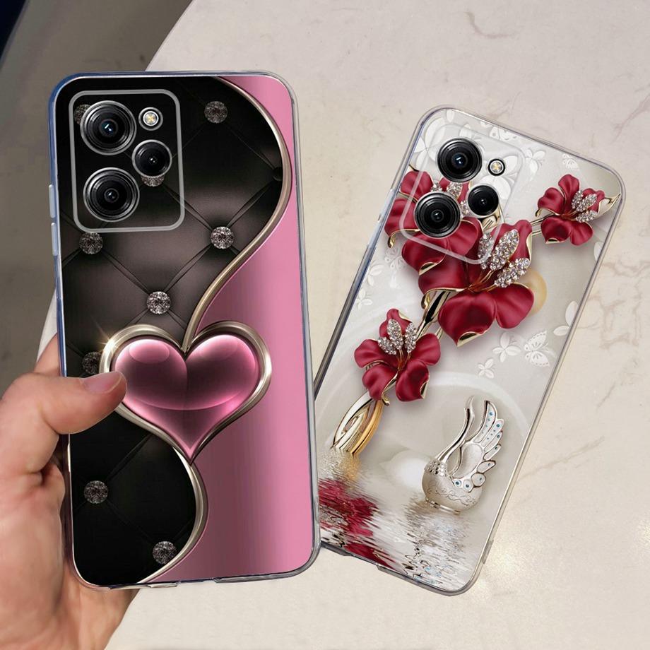 For Xiaomi Poco X5 Pro 5G Case Stylish Soft tpu Slim Silicone Bumper Etui For Xiomi PocoX5 X 5 5G Painting Coque Cartoon Capas