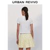 UR Women's Slim-Fit Beaded Letter Short Sleeve T-Shirt