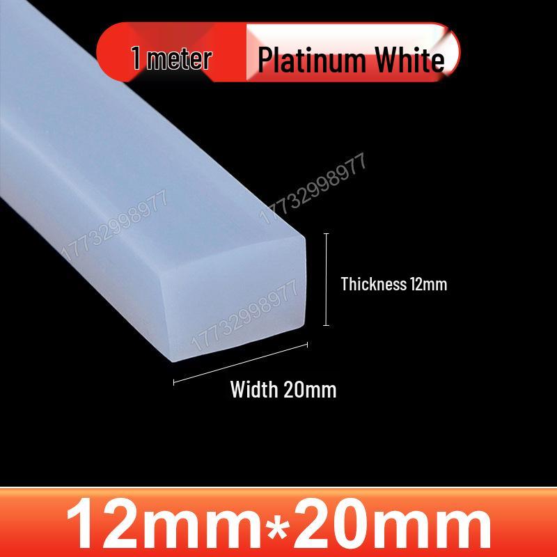 High-Temperature Resistant Transparent Silicone Rubber Sealing Strip