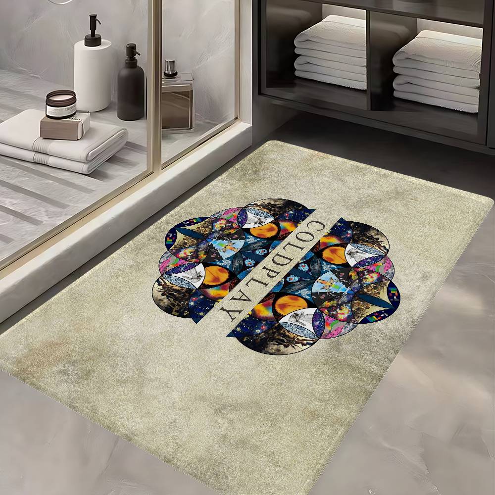 Classic Pop Rock Band C-Coldplay Kitchen Mat Cheaper Anti-slip Modern Living Room Balcony Printed Modern Home Decor