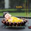 Maitreya Buddha Car Ornament: Creative Center Console Decoration for Safety and Style.