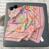 Mother's Day new floral decoration shawl temperament gentle large size sunscreen beach towel for mother gift