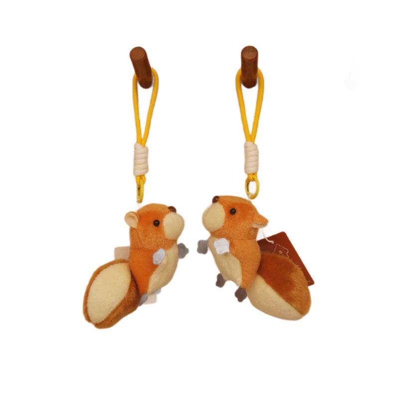 4-inch Creative Cartoon Plush Doll Keychain - Cute Claw Machine Toy & Gift for Girls