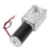 Speed Reduce Electric Gearbox Motor Reversible Worm Gear Motor 8mm Shaft 24V(70RPM)
