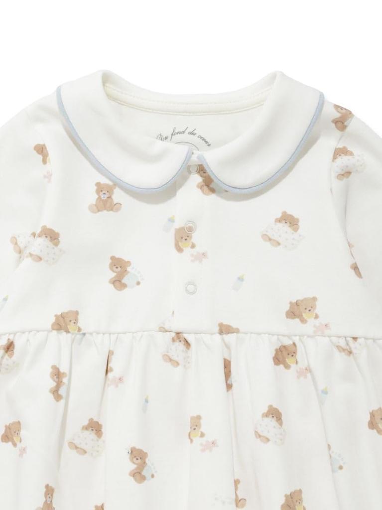 Gelato Pique BABY Baby Bear Romper PBCO259153 OWHT 80