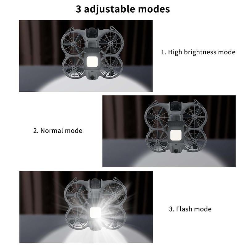 For Neo 2 Led Night Flight Light Drone Navigation Searchlight Drone Rechargeable Flying Lamp Drone Lighting Accessories