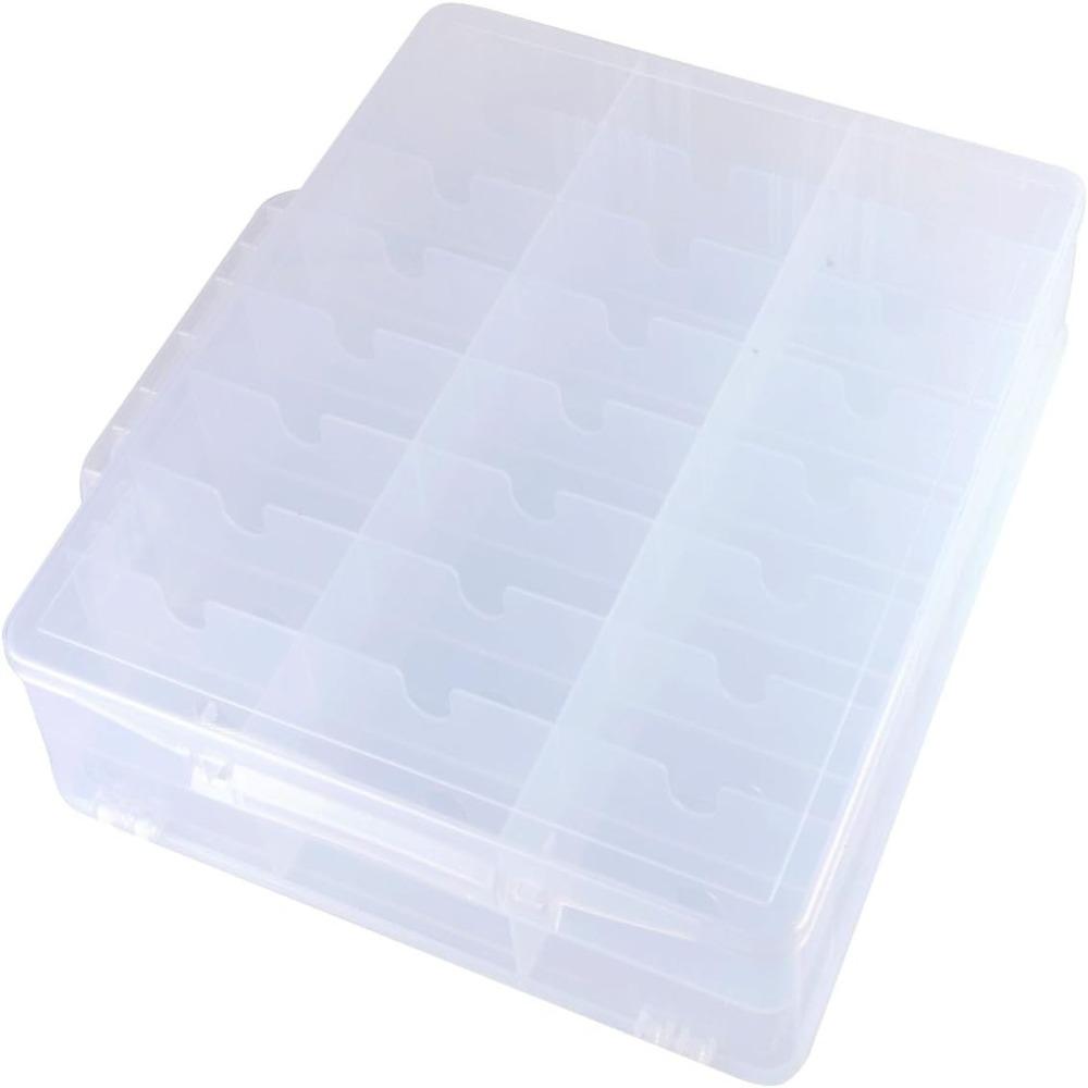 

New Universal Nail Polish Organizer Holds 48 Bottles Double Side Storage Box Large Capacity Plastic Organize box чистый
