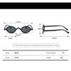 Vintage Okrągłe Okulary Przeciwsłoneczne Damskie Męskie Luksusowe Designerskie Mała Oprawka Punk Hip Hop Okulary Przeciwsłoneczne Travel Shades
