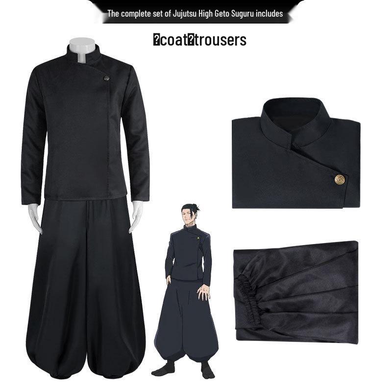 

Косплей старшокласників Джуджуцу Кайсен: Серія костюмів Годжо Сатору, Фушігуро Тоджі, Гето Сугуру 3XL