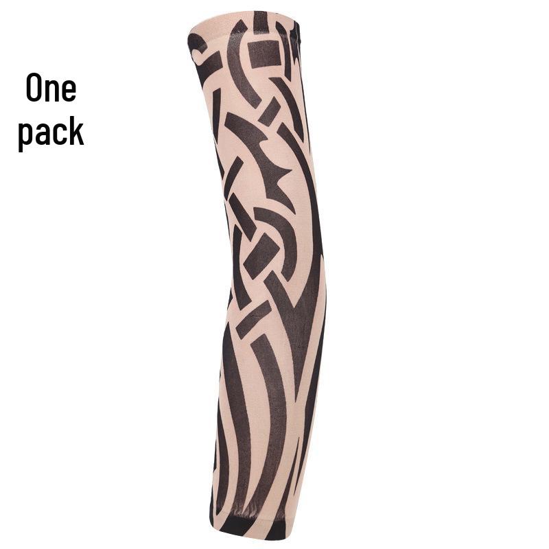 Seamless Outdoor Flower Tattoo Arm Sleeve - UV Protection for Cycling In Various Colors