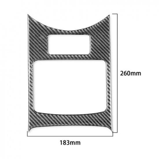 Carbon Fiber Car Gear Shift Storage Box Cover Trim Fit For Infiniti G37 08-13