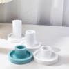 Pillar Candle Holder Resin Molds Candlestick Silicone Molds for Epoxy Resin Casting DIY Pillar Candle Holder for Wedding