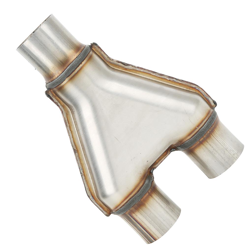 Car Exhaust Tail Throat Stainless Steel 1 To 2 Tight Fit Leakage Proof Dual Exhaust Tips