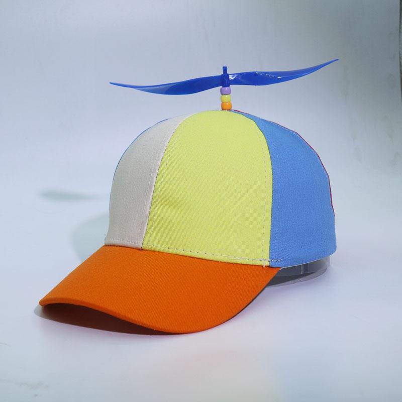 Funny Snapback Hat Helicopter Propeller Adventure Dad Hat Rainbow Bamboo Dragonfly Baseball Cap For Adult Kids Boys Girls