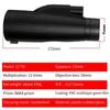 Powerful Monocular 12×50 Low-light Night Vision Monocular Long Reach Portable Telescope High Magnification Professional