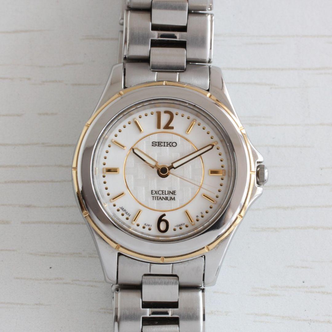 

[USED] Working SEIKO EXCEINE watch 4J41-OAGO