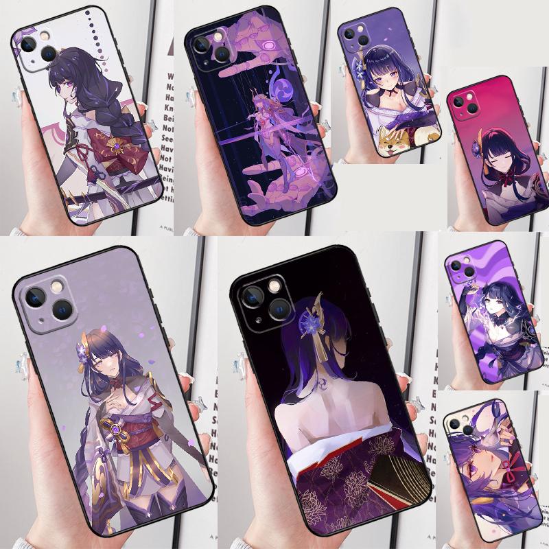 Baal Genshin Impact Game Phone Case For iPhone 16 Pro 15 Pro 11 13 14 Pro Max 12 Mini XR 16 15 Plus 16e Cover Shell