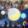 Remote-Controlled 16-Color LED Inflatable 40cm Luminous Beach Ball