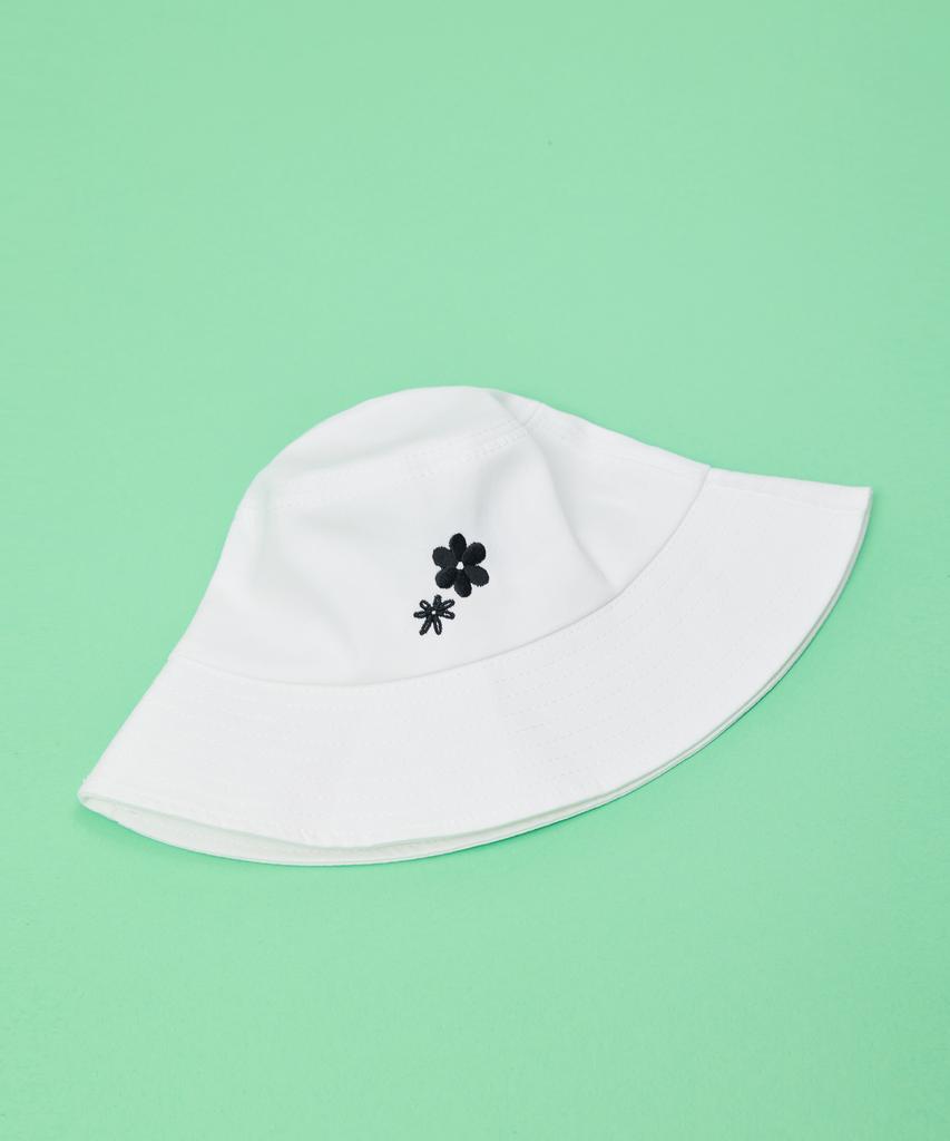 OWURA Multi Flower Logo Bucket Hat_White